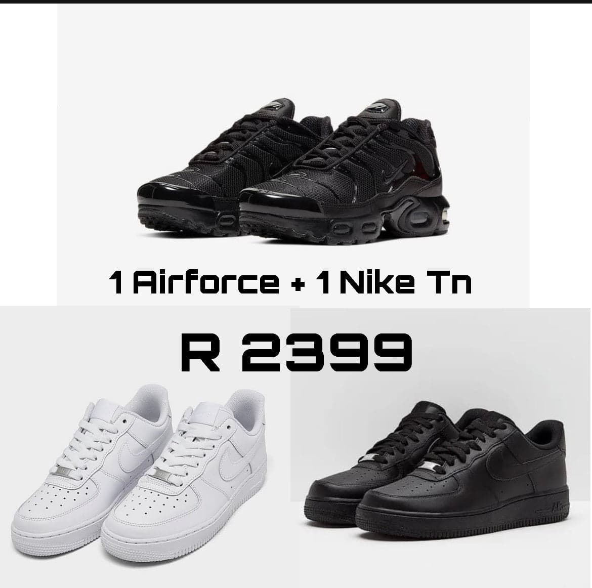 Black Tn + 1 Airforce